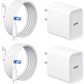 Miniatyrbilde 1 av 5: Iphone 14 13 12 Hurtiglader [Apple Mfi-sertifisert] 2-pakning