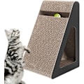 Miniatyrbilde 1 av 9: Kattenskrape leketøy, rampe trekant skrapepost for kattunge - kjæledyr katter forsyninger, slitesterk vertikal katt skrape med ball for små, mellomstore,