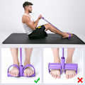 Miniatyrbild 5 av 6: Fitness Sit-up Eercise Equipment Pedal  Elastic Pull Rpe fr Hme  Yga Wrkut Multifunctin Pedal Arm Leg Trainer Sing Bdybuilding Random