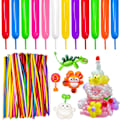 Miniatyrbilde 1 av 5: 260 lange ballonger for ballongdyr, 100 stk vridbare ballonger for