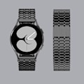 Miniatyrbillede 3 af 7: Rustfrit stålbånd kompatibel med   GalaxyWatch 6 Classic 43mm 47mm, Watch 6/5/4 40mm 44mm,Watch 5 Pro 45mm, Watch 4 Classic 42mm 46mm, Sort