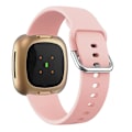 Miniatyrbillede 4 af 5: Til Fitbit Versa 3 silikoneurrem SWT Pink