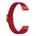 Miniatyrbillede 3 af 4: For Fitbit Luxe Justerbar Elastisk Nylon Urrem OVR Red