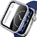 Miniatyrbilde 1 av 5: Hardt etui for Apple Watch 38mm, Bling Diamonds med skjermbeskytter