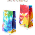 Miniatyrbillede 2 af 5: 24 stk. Tie Dye papirposer - Camouflage godteposer/godteposer til fester