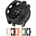 Miniatyrbillede 2 af 5: Etui Kompatibelt med Garmin Quatix 7 Pro, Blødt Anti Drop PC Udskiftning Beskyttelses Etuier Ur Tilbehør (Sort) Sort