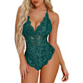 Miniatyrbillede 1 af 5: ThisRose Sexet Teddy Lingeri Til Kvinder Frækt Blonder Bodystocking I Ét Stykke