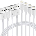 Miniatyrbild 1 av 5: iPhone-laddningskabel. Lightning till USB-A MFi-certifierad sladd 4-PACK