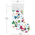 Miniatyrbillede 3 af 7: Jule-Strømpe, Personlige Jule-Strømper 2-pak Pinguin Snemand Gave 45,7 cm Jule-Strømper Hængende Ornament Pejs til Træ