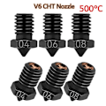 Miniatyrbild 2 av 5: För V6 CHT Munstycke Härdat Stål V6 Högflödes Klon CHT 3D-skrivardelar Munstycken för MK3/Voron2.4 Extruder