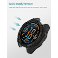 Miniatyrbild 5 av 5: Skal för Garmin Enduro 3–51mm, Smartwatch Skydd TPU Material, Lätt att Installera, Fallsäkert, Mjukt, Skyddande Skal för Enduro 3 (Svart) Svart