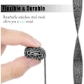 Miniatyrbillede 2 af 7: Kompatibel med Gear S2 Bands Sets, 2 Pack Rustfrit Stål Metal Rem, + Mesh Loop Udskiftningsarmbånd Rem til Gear S2 Sport Smart Watch 2