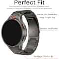 Miniatyrbillede 3 af 7: Metalrem til   Galaxy Watch FE/7/6/5/4, ingen mellemrum rustfrit stålrem til Galaxy Watch 6/4 Classic, justerbar elegant udskiftningsrem til Galaxy Watch