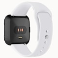 Miniatyrbild 2 av 5: För Fitbit Versa 2 / Fitbit Versa Lite enfärgat silikonarmband TRS White