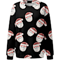 Miniatyrbillede 4 af 5: Juletrøjer til kvinder med grafisk rensdyr og elg sweatshirts
