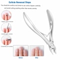 Miniatyrbild 3 av 5: Nagelbandsklippare 1/2 Jaw - Professionell nagelbandsklippare Nagelband