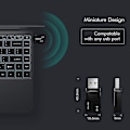 Miniatyrbillede 2 af 5: 1300mbps Usb 3.0 Trådløs Wifi-adapter Til Pc, Usb Wi-fi Dongle Ac Mini 802.11ac 2.4ghz/5ghz Indbygget Antenne Til Windows 10/7/8/8.1/