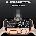 Miniatyrbillede 4 af 5: 2-pak hårdt etui kompatibel med Apple Watch 40Mm Series 6 Se Series