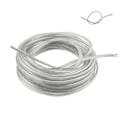 Miniatyrbillede 1 af 5: 5M elektrisk ledning - 2-leder fladt transparent PVC-kabel