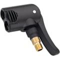 Miniatyrbilde 1 av 5: Dobbelthodet sykkelsporpumpe Däck luftpumpe ventiladapter