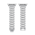 Miniatyrbilde 1 av 4: Rustfritt stål krystall armbånd håndleddsstropp band for Iwatch Series 4 40mm