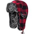 Miniatyrbillede 1 af 5: Buffalo Plaid Aviator Pels Trapper Hat Ushanka Eskimo Russisk Bomber Hat