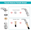 Miniatyrbillede 4 af 5: Svingbar hane til haveslange adapter kit. 360 graders haveslange