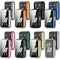 Miniatyrbilde 3 av 4: Kompatibel med Galaxy FIT 3 Klokke Deksel, Ultra Slim Soft Deksel & Skjermbeskytter for Galaxy FIT 3 (SM-R390) Aktivitetsmåler (8-Pakning) 8-