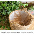Miniatyrbild 4 av 7: Växtupphängningar Hängande korg Jute rep Hängande blomkorg Korgkorg Fällbar sjögräs Blomkruka Macrame växtupphängningar Suckulent Krukväxt 3