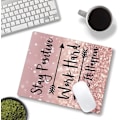 Miniatyrbild 4 av 5: Inspirerande citat musmatta - Håll dig positiv Arbeta hårt
