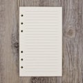 Miniatyrbillede 5 af 5: A6 Binder/Planner Refill Paper - 6-Hul, 80 Ark, Linjeret