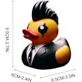 Miniatyrbillede 7 af 7: Gummiænder, Goth𝐒𝐚𝐭𝐚𝐧𝐢𝐜Duck, Gothic𝐂𝐲𝐛𝐞𝐫𝐩𝐮𝐧𝐤 Ænder, Gothic 𝐒𝐚𝐭𝐚𝐧 And Resin Statue, Nyhed Rock And Dekorationer G og Y