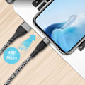Miniatyrbild 3 av 5: Kort Micro USB-kabel 1 fot, [2-pack] Android-laddningskabel snabb