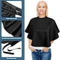 Miniatyrbillede 2 af 5: 6 stk. Sort Makeup Cape Kort Makeup Cape Vandtæt Kam-Ud Cape