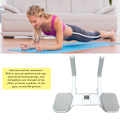 Miniatyrbild 4 av 6: Plank magmuskeltränare | Planka magmuskler Fitness utrustning | Flat Support Trainer Multifunktionella Push-up Fitnes White
