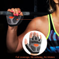 Miniatyrbild 5 av 6: Hantelhandskar Män Kvinnor Tyngdlyftning Gym Fitnes Upgraded Green M