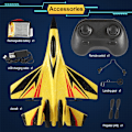 Miniatyrbild 6 av 6: JIKEFUN Foam RC Jet Aircraft SU30 Plane 2.4G Radio Control Glider Fjärrkontroll Fighter Glider Flygplan Pojkar Leksaker för barn SU30 Red 1B