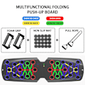 Miniatyrbild 1 av 6: Push Up Board Bärbar Multi träningsutrustning Push Up Bar för hemgymutrustning Kroppsbyggande Fitness Sport set4