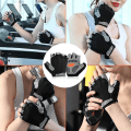 Miniatyrbild 6 av 6: Hantelhandskar Män Kvinnor Tyngdlyftning Gym Fitnes Red S