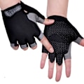 Miniatyrbild 1 av 6: Hantelhandskar Män Kvinnor Tyngdlyftning Gym Fitnes Black M