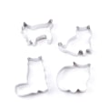 Miniatyrbild 2 av 6: Kakformar Formar Rostfritt stål Söt djur Katt Fisk Form Form DIY Fondant Bakverk Dekorera Bakning Köksredskap Cat 02