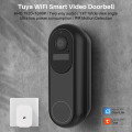 Miniatyrbild 3 av 6: 1080P Tuya Smart videodörrklocka 2,4GHz 5GHz WIFI trådlös dörrklocka Vattentät Night Vision Smart Home Video Intercom-kamera Option 3 EU plug