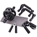 Miniatyrbild 1 av 6: AB Power Wheels Roller Machine Push-up Bar Stativ E Auburn