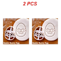 Miniatyrbild 1 av 5: 1~5 STK 1-påsk Cookie Cutter Bakverk Påskhare Kanin Molds Kökstillbehör Bakverktyg Barnpresent påsk Style A 2pcs