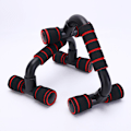 Miniatyrbild 2 av 6: Halkfri Träning Gym Arm Hem Stativ Handtag Stänger Muscle Pushup Bröstställ Power Fitness Utrustning Kroppsbyggande Push Training Up YD08-Red