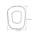 Miniatyrbild 5 av 6: Öronkuddar för Logitech G633 G933 G635 G633S G933S Hörlurar Byte av skum hörlurar Öronkuddar Tillbehör Fodral Cover perfekt black net set