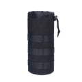 Miniatyrbild 1 av 6: Tactical Molle Vattenflaska Väska Påse Hållare Utomhus Resor Camping Vandring Cykling Fiske Jakt Vattenflaska Vattenkokare Vattenkokare Black