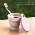 Miniatyrbild 5 av 6: 150 ml hopfällbar kopp silikon mini infällbar kopp Bärbar tekopp med lock Utomhusresor Kaffe Teleskopisk drickskopp Style D 180ml