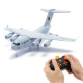 Miniatyrbild 1 av 6: C-17 RC Drone DIY Flygplan Transport Flygplan 373 mm vingspann EPP RC Drone Flygplan 2,4 GHz 2CH 3-axlig flygplansleksak för barn Gray