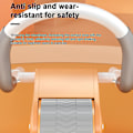 Miniatyrbild 3 av 6: 2 i 1 Abdomen Roller Abdominal Roller Exerciser A Gray no timerD